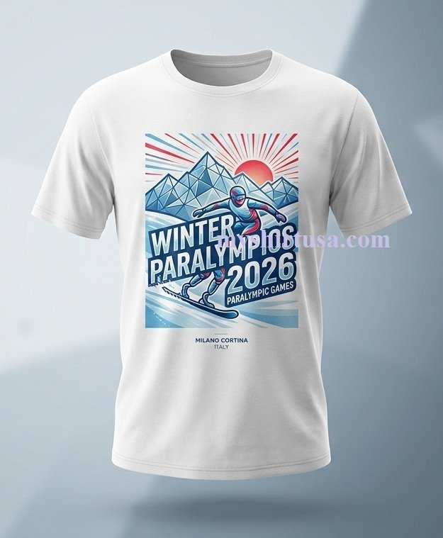 2026 winter paralympics t-shirt 2026 Winter Paralympics T Shirt