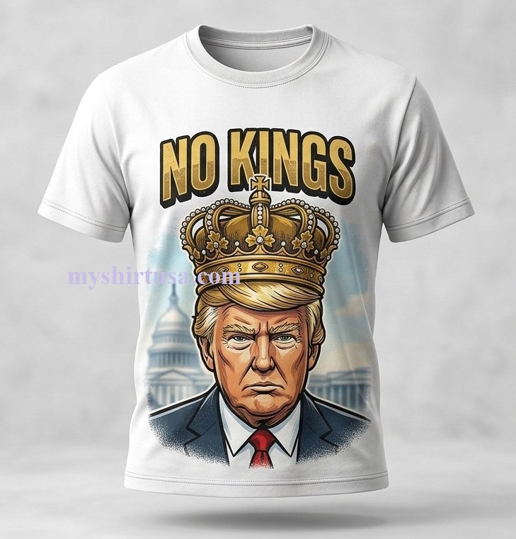 No Kings 2026 Trump T-shirt No Kings 2026 Trump T Shirt