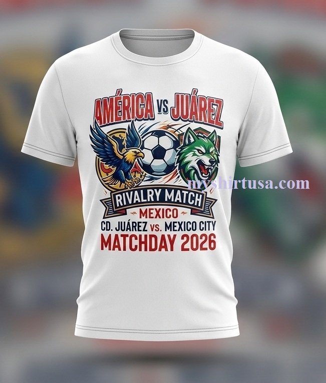 america vs juarez t-shirt usa America Vs Juarez T Shirt Usa