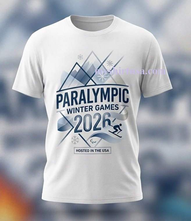 paralympische winterspiele 2026 t-shirt Paralympische Winterspiele 2026 T Shirt