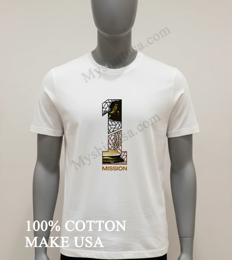 1 Mission Shirt White T Shirt 1