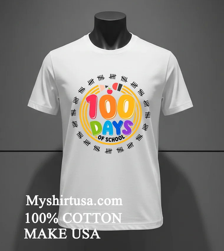 100 Days Of School Shirt White T Shirt 3