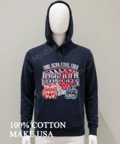 2001 Ncaa Final Four Arizona Wildcats Basketball Championship Logo Shirt