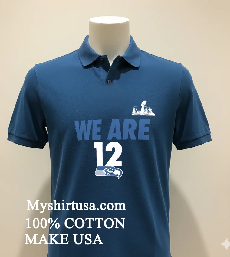 2025 26 Nfc Champions Seattle Seahawks Shirt Navy Shirt 1