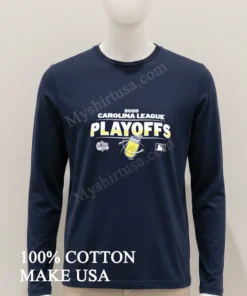 2025 Carolina League Playoffs Logo new t-shirt