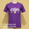 2025 Carolina League Playoffs Logo Shirt Purple Shirt
