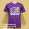 2025 Nfc West Division Champions Seattle Seahawks Shirt Purple Shirt