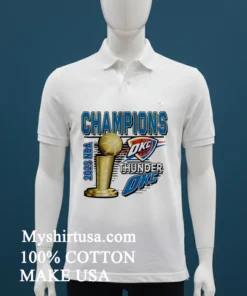 2025 Oklahoma City Thunder Champions Nba Finals Design Shirt