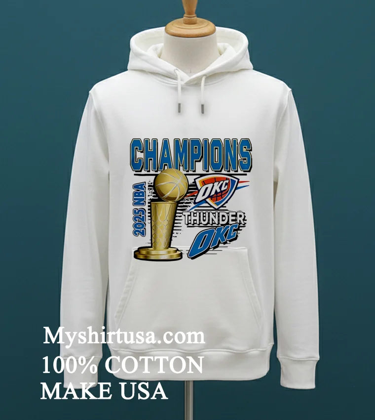 2025 Oklahoma City Thunder Champions Nba Finals Design Shirt - white-t-shirt 2025 Oklahoma City Thunder Champions Nba Finals Design Shirt White T Shirt 2
