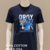 2025 Oroy Offensive Rookie Of The Year Tetairoa Mcmillan Wide Receiver Shirt Navy Shirt
