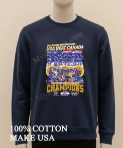 2026 Double Gold Medalists Usa Beat Canada Hockey funny america t-shirts