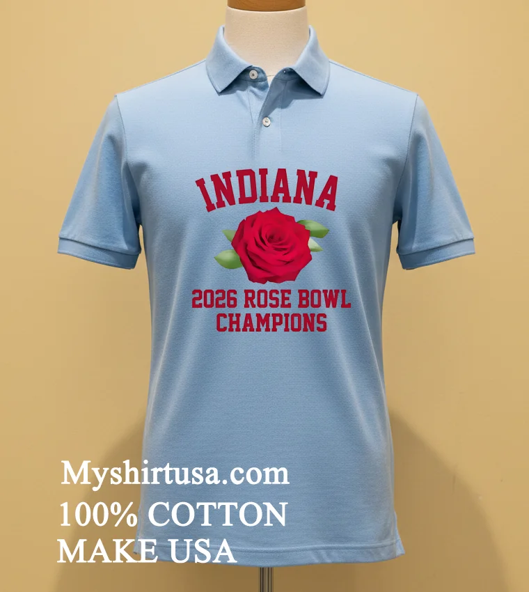2026 Rose Bowl Champions Indiana Hoosiers Shirt Blue Shirt