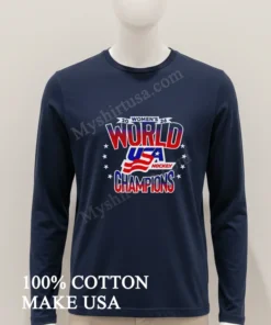 2026 Women S World Usa Hockey Champions Stars Flag funny america t-shirts