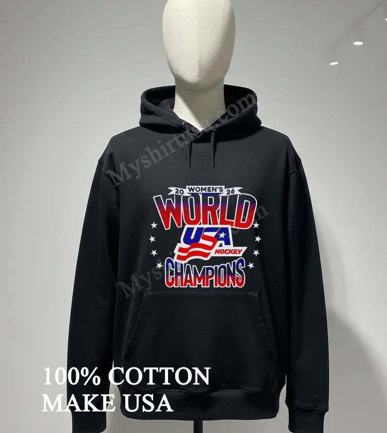 2026 Women S World Usa Hockey Champions Stars Flag funny america t-shirts - hoodie-shirt 2026 Womens World Usa Hockey Champions Stars Flag Shirt Hoodie Shirt