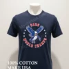 2026 World Champs Eagle Catching Goose Patriotic Graphic Shirt Navy Shirt 1