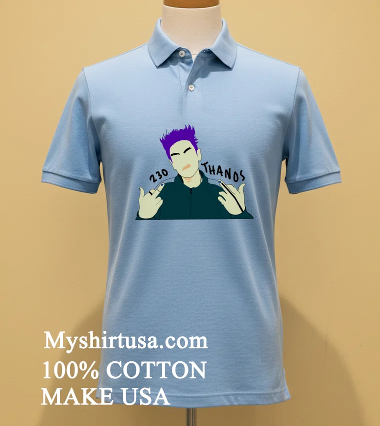 230 Thanos From Squid Game 2 Shirt Blue Shirt
