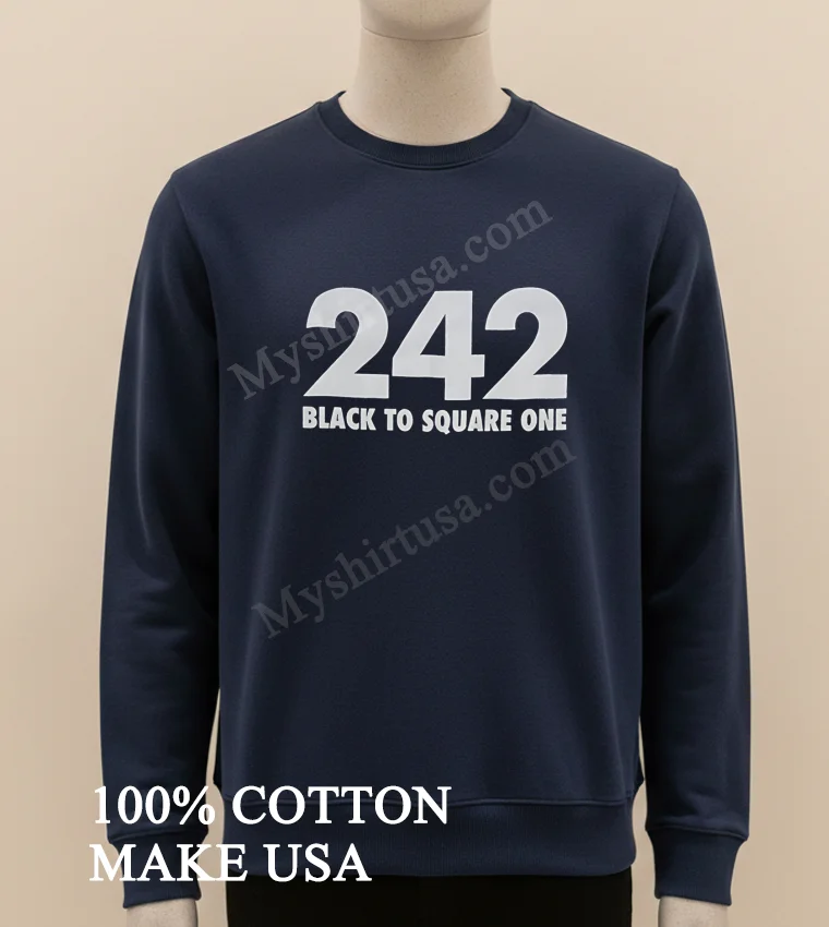 242 Black To Square One new t-shirt - long sleve shirt 242 Black To Square One Shirt Long Sleve Shirt