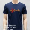 30 Minutes Letter Design Shirt Navy Shirt