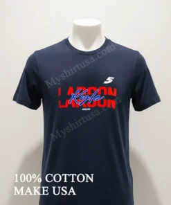 5 Kyle Larson Nascar Letter funny america t-shirts