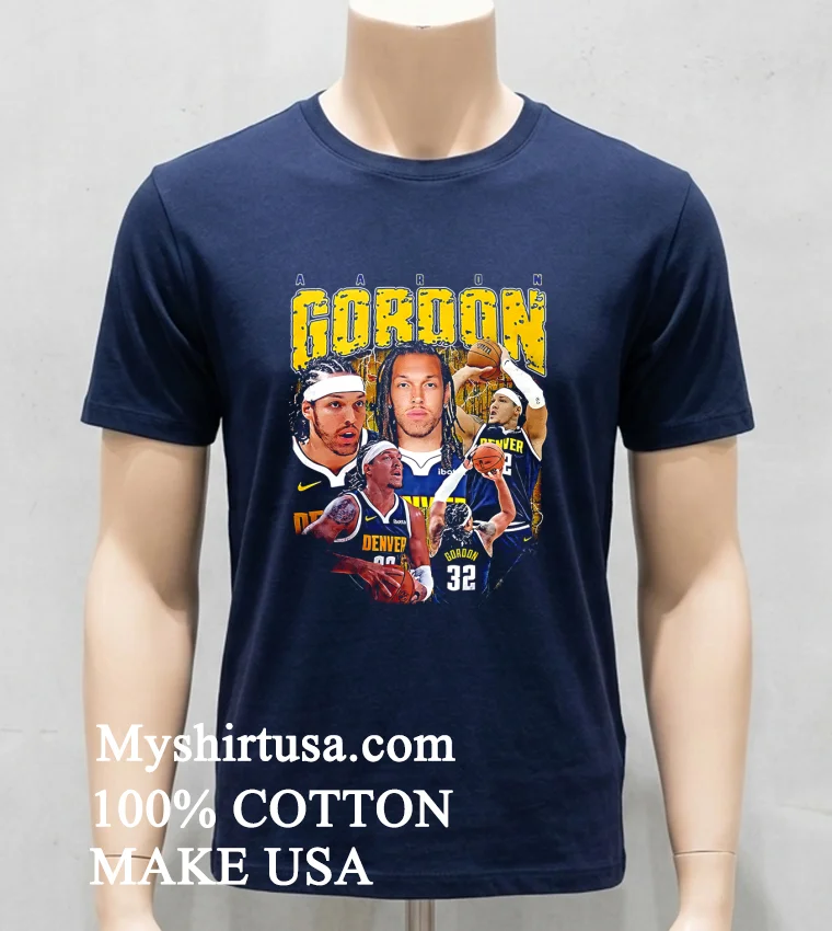 Aaron Gordon Basketball Player Mvp Slam Dunk Merchandise Shirt - navy-shirt Aaron Gordon Basketball Player Mvp Slam Dunk Merchandise Shirt Navy Shirt