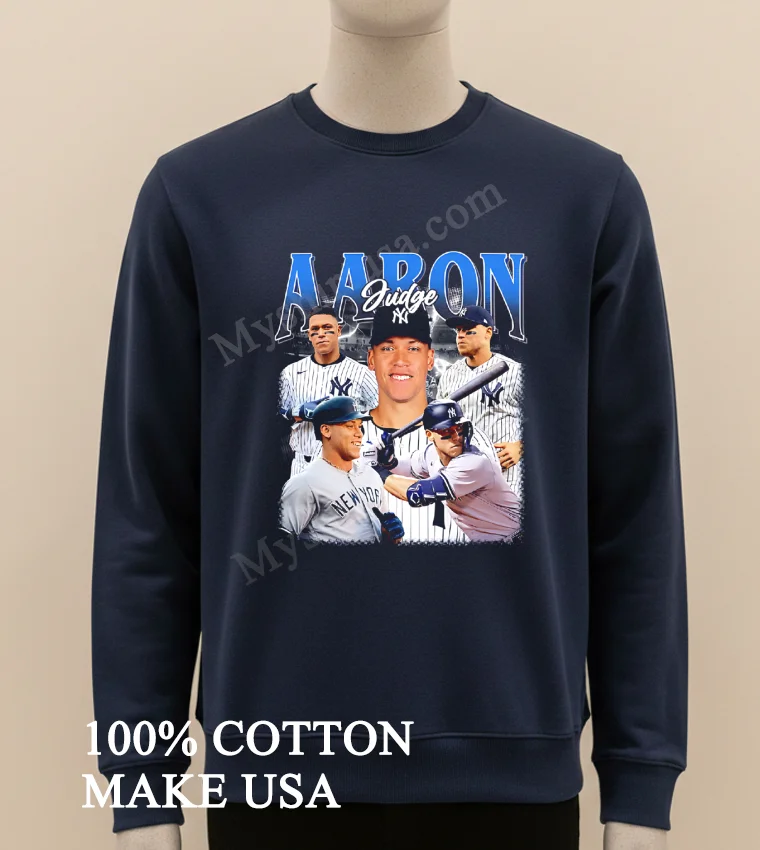 Aaron Judge New York Yankees Graphic Mlb Shirt Long Sleve Shirt