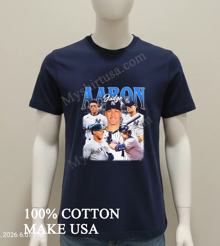 Aaron Judge New York Yankees Graphic Mlb new t-shirt - navy-shirt Aaron Judge New York Yankees Graphic Mlb Shirt Navy Shirt 2