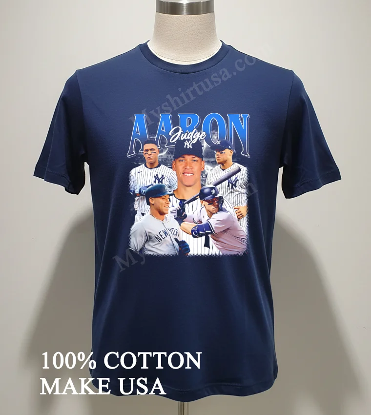 Aaron Judge New York Yankees Graphic Mlb new t-shirt - navy-shirt Aaron Judge New York Yankees Graphic Mlb Shirt Navy Shirt 3