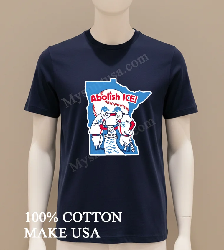Abolish Ice Minnesota Twins Baseball Minneapolis Saint Paul Shirt Navy Shirt