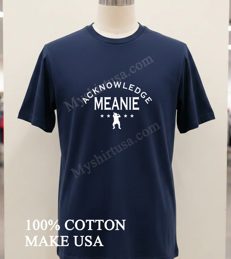 Acknowledge Meanie new t-shirt - navy-shirt Acknowledge Meanie Shirt Navy Shirt 1