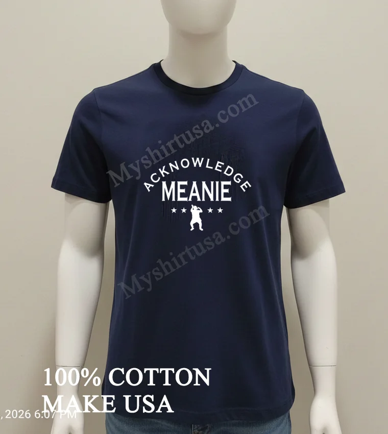 Acknowledge Meanie new t-shirt - navy-shirt Acknowledge Meanie Shirt Navy Shirt 2