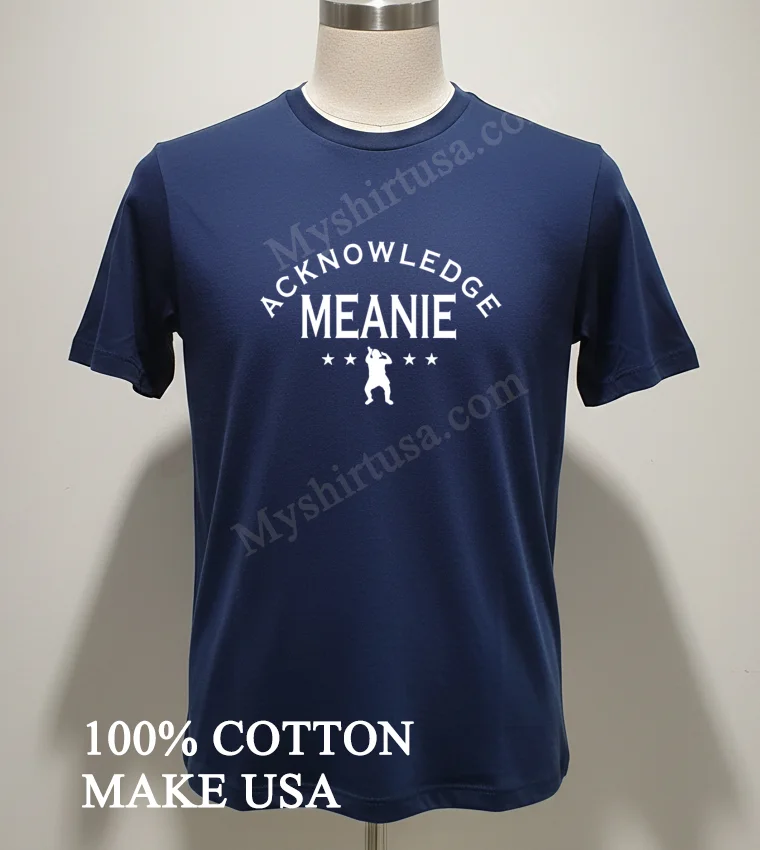 Acknowledge Meanie new t-shirt - navy-shirt Acknowledge Meanie Shirt Navy Shirt 3