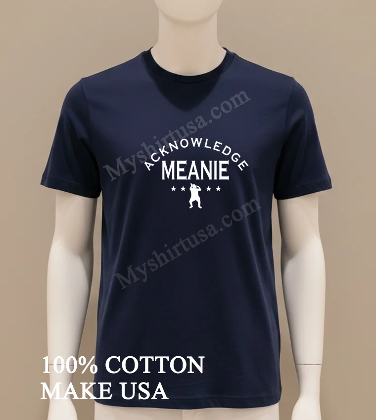 Acknowledge Meanie Shirt Navy Shirt
