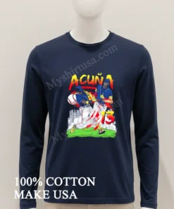 Acuna 13 Ronald Acuna Jr Atlanta Braves Baseball Player Graphic funny america t-shirts