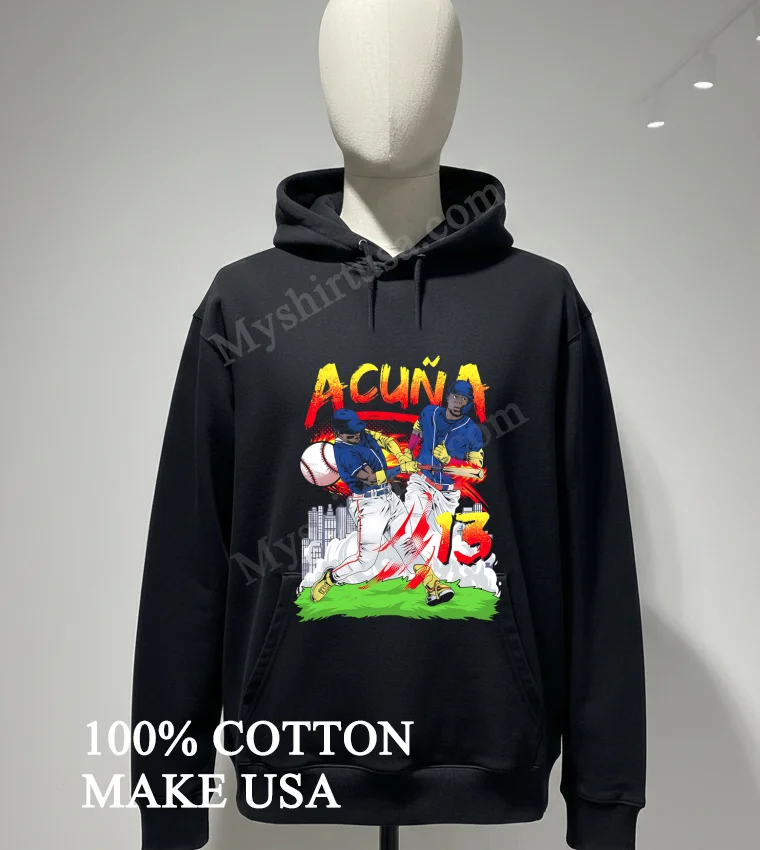 Acuna 13 Ronald Acuna Jr Atlanta Braves Baseball Player Graphic Shirt Hoodie Shirt