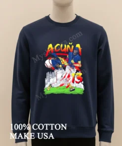 Acuna 13 Ronald Acuna Jr Atlanta Braves Baseball Player Graphic funny america t-shirts