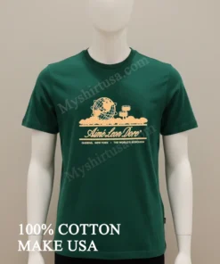 Aimé Leon Dore Queens New York Unisphere Landmark funny america t-shirts