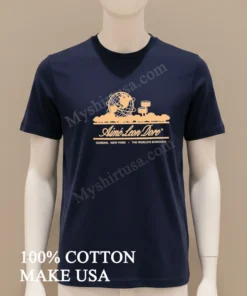 Aimé Leon Dore Queens New York Unisphere Landmark funny america t-shirts