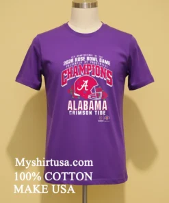 Alabama Crimson Tide Ncaa 2026 Rose Bowl Champions Shirt