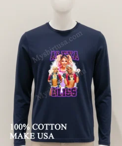 Alexa Bliss Pink And Purple Wrestling Tribute funny america t-shirts