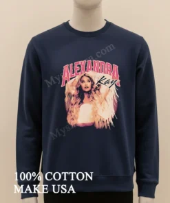 Alexandra Kay Western Style Portrait With Fringe funny america t-shirts