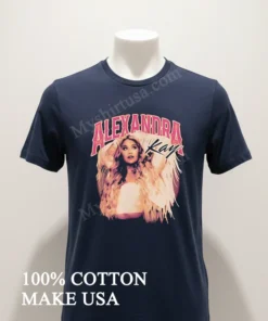 Alexandra Kay Western Style Portrait With Fringe funny america t-shirts