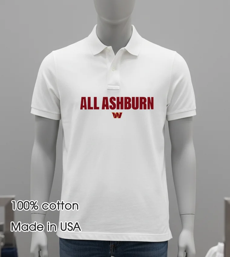 All Ashburn Washington Commanders Shirt White T Shirt 1