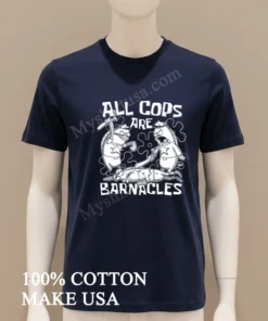 All Cops Are Barnacles Spongebob Squarepants Fish Police Parody funny america t-shirts
