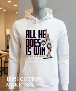 All He Does Is Win Alex Karaban Uconn Huskies funny america t-shirts