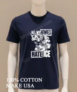 All My Homies Hate Ice Skateboarding Character Graffiti Graphic funny america t-shirts