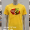All Natural Cummins Cider Juice Box Shirt Yellow T Shirt