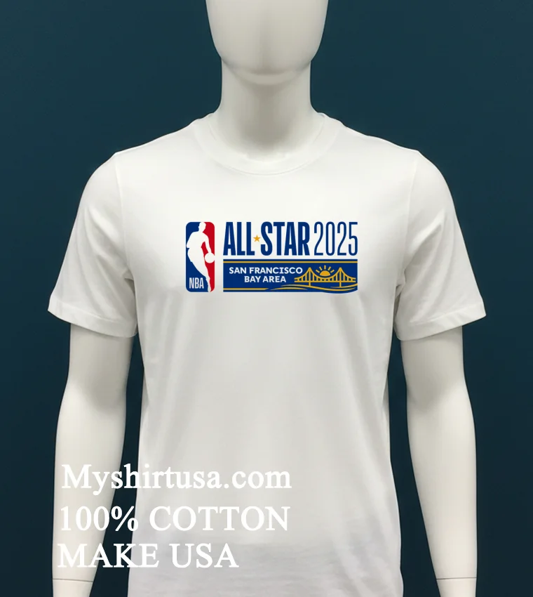 All Star 2025 Nba San Francisco Bay Area Shirt White T Shirt 3