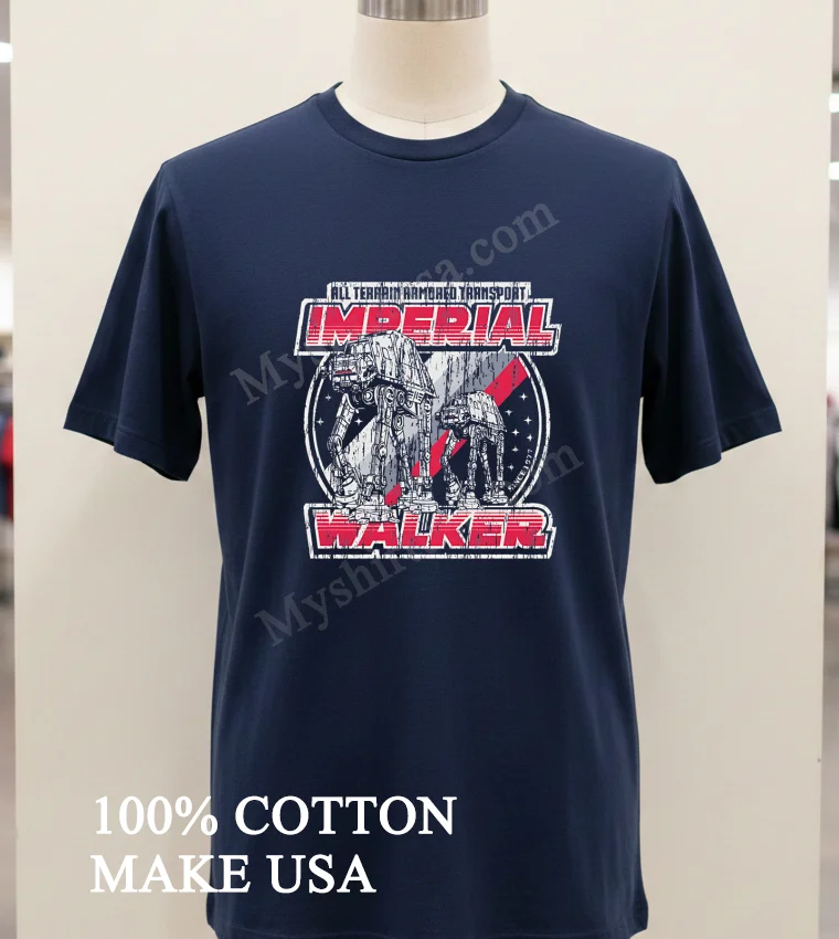 All Terrain Armored Transport Imperial Walker Star Wars funny america t-shirts - navy-shirt All Terrain Armored Transport Imperial Walker Star Wars Shirt Navy Shirt 1