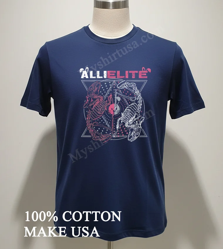 Allielite Graphic Shirt Navy Shirt 3