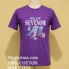 Ally Sentnor Kansas City Current Cracked Number 21 American Soccer Player Shirt Purple Shirt